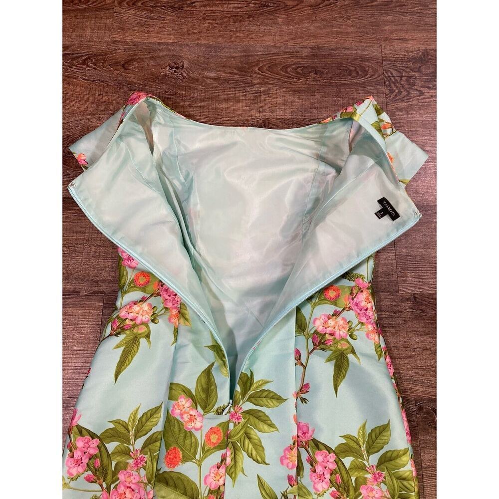 Talbots Botanical Flowers Cap Sleeve Sheath Cocktail Dress Women’s 2 - Picture 10 of 10